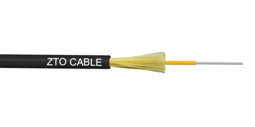 ROUND DROP FIBRE OPTIC CABLE MINI ADSS GJFJU(TPU)