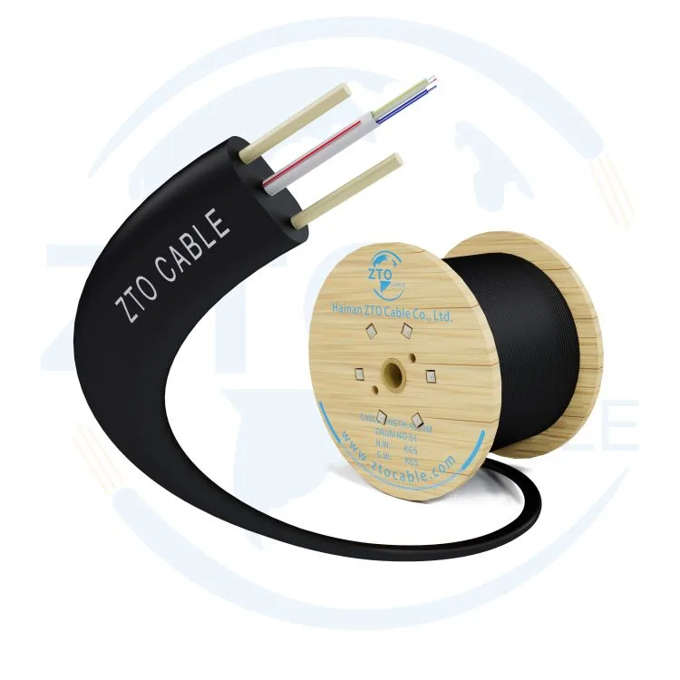 Flat Oval Drop Fiber Optic Cable GYFXTBY