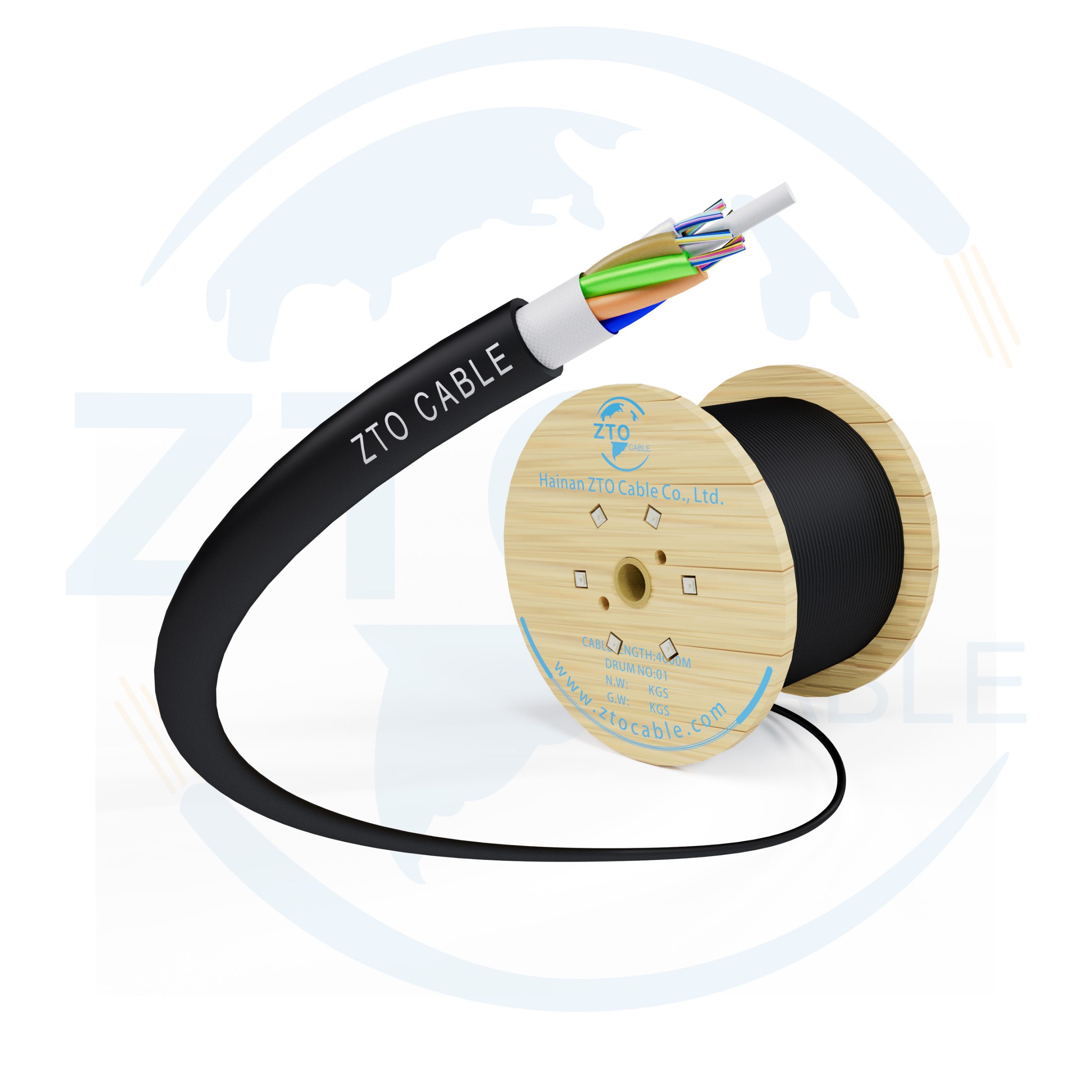 Неметаллический волоконно-оптический кабель GYFTY