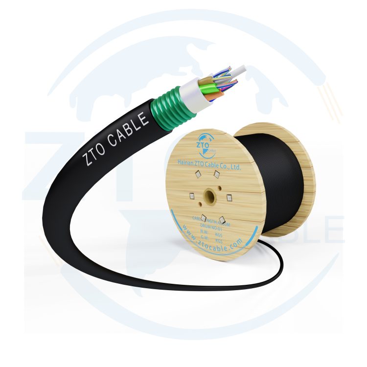 Скрученный кабель с свободными трубками легкой бронировки GYFTS