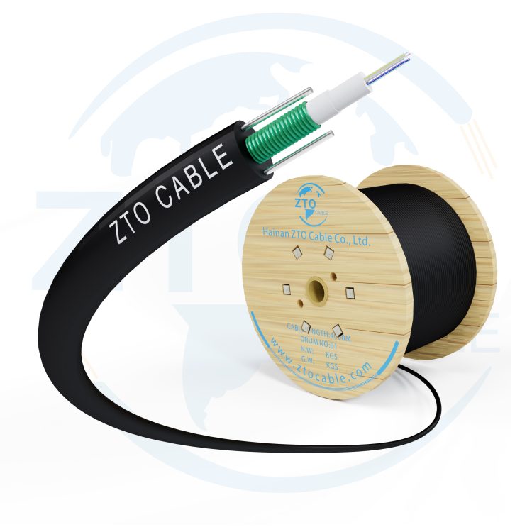 ZTO Легкобронированный волоконно-оптический кабель GYXTW