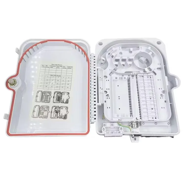 Оптическая распределительная коробка на 24 ядра телекоммуникационное оборудование водонепроницаемое IP65 FTTH оптоволоконный кабель распределительная коробка