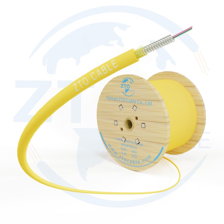 Indoor Helical Armored Fiber Optical Cable