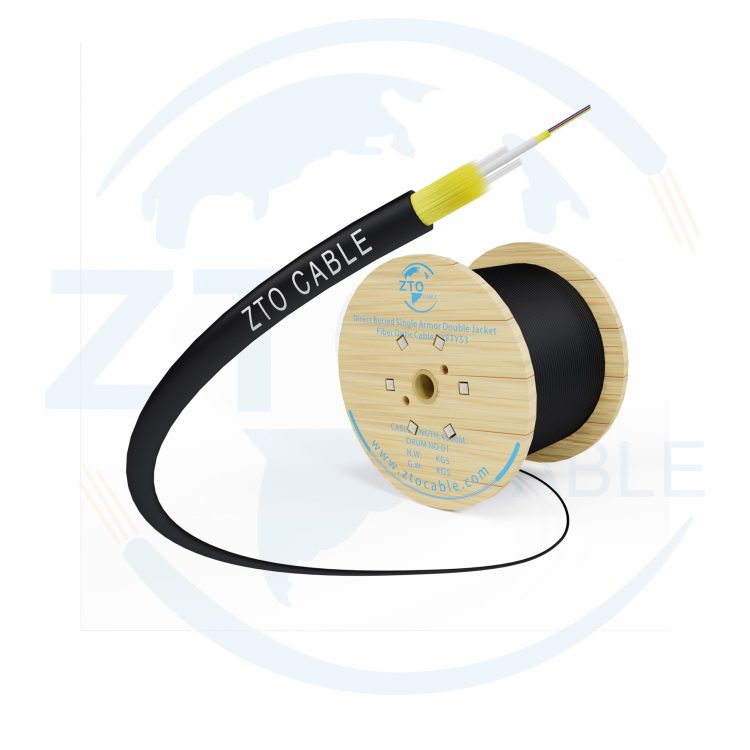 Indoor/outdoor double sheathed drop cable