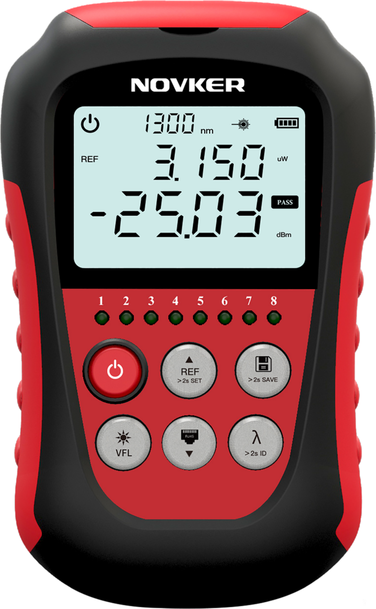 NK270 Series Optical Power Meter and Red Light Source Combo