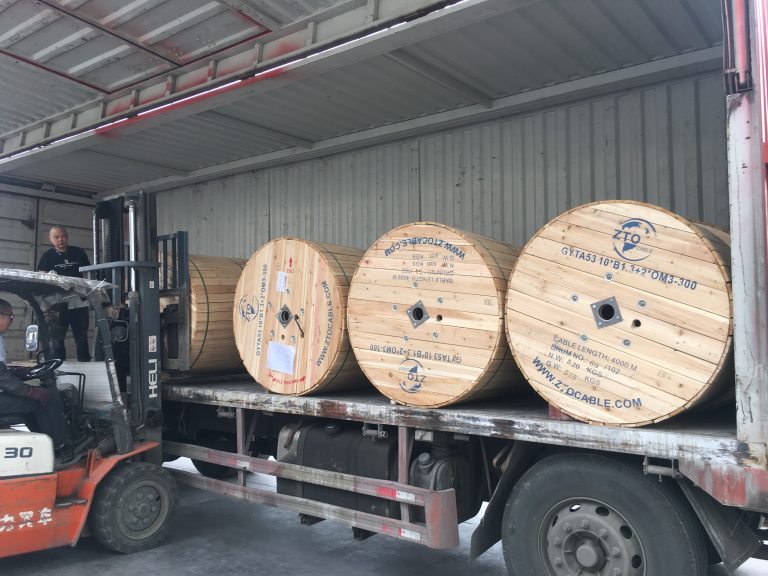 ZTO ADSS Cables Were installed In Quito Ecuador