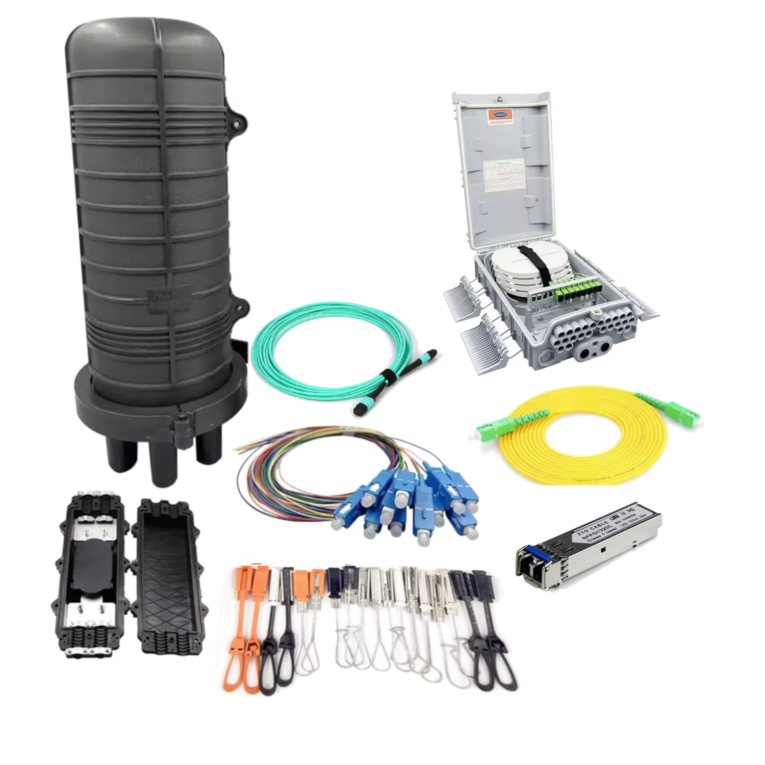 ZTO Falt Oval drop cable GYFXTBY